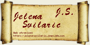 Jelena Svilarić vizit kartica